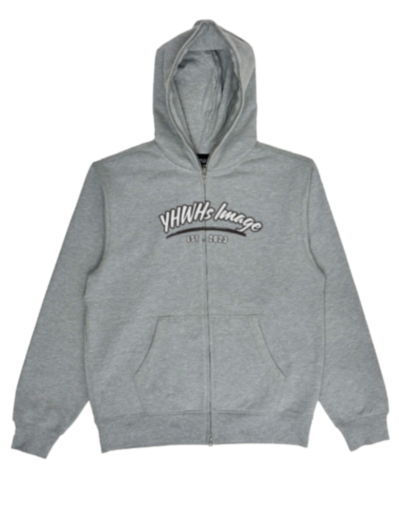 YHWH's Image Essentials Zip up (Grey)