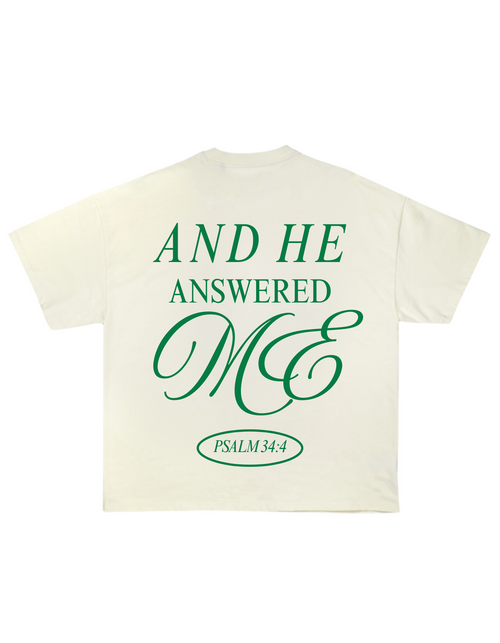 Psalms 34:4 Oversized Tee