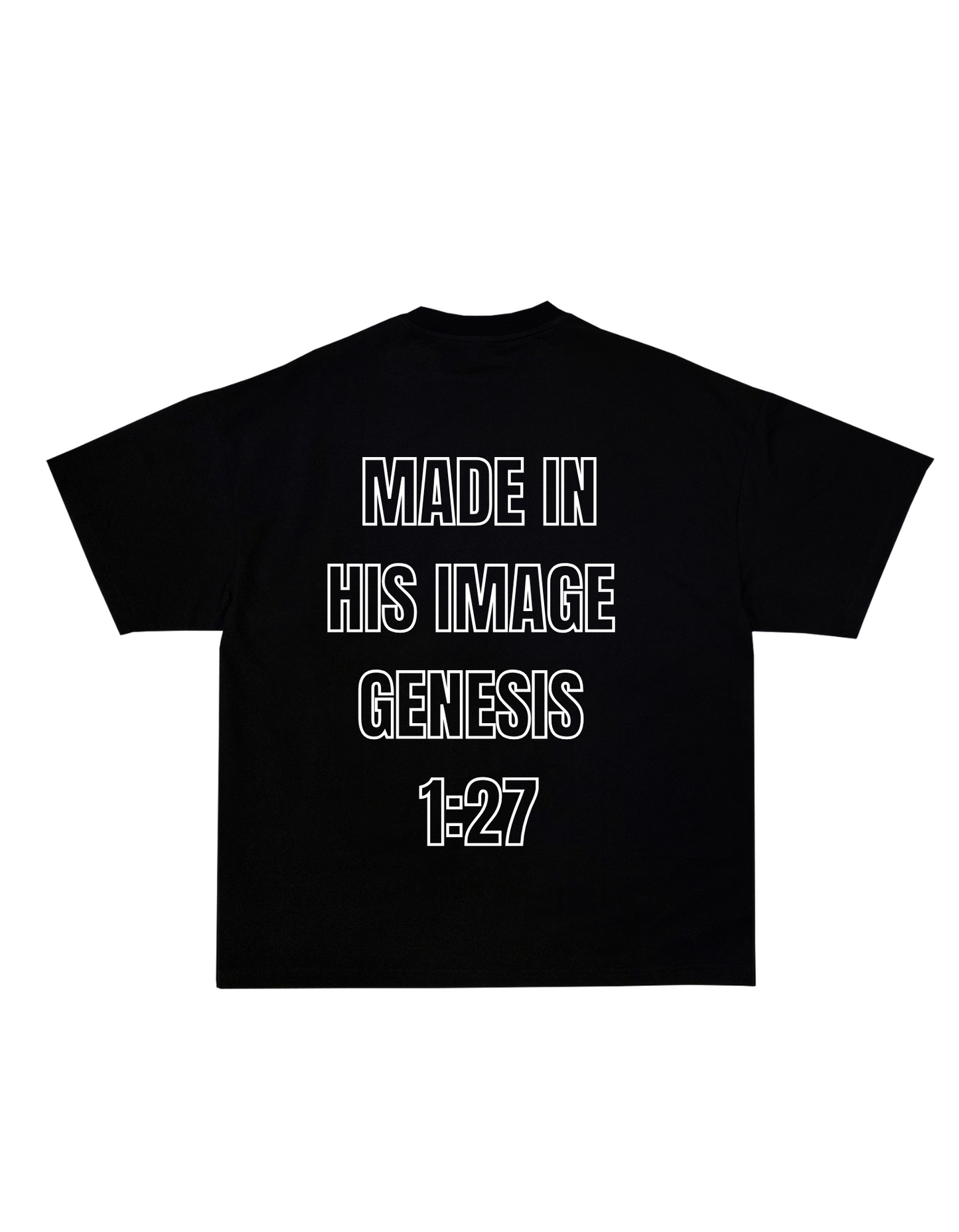 Made In His Image Tee Black