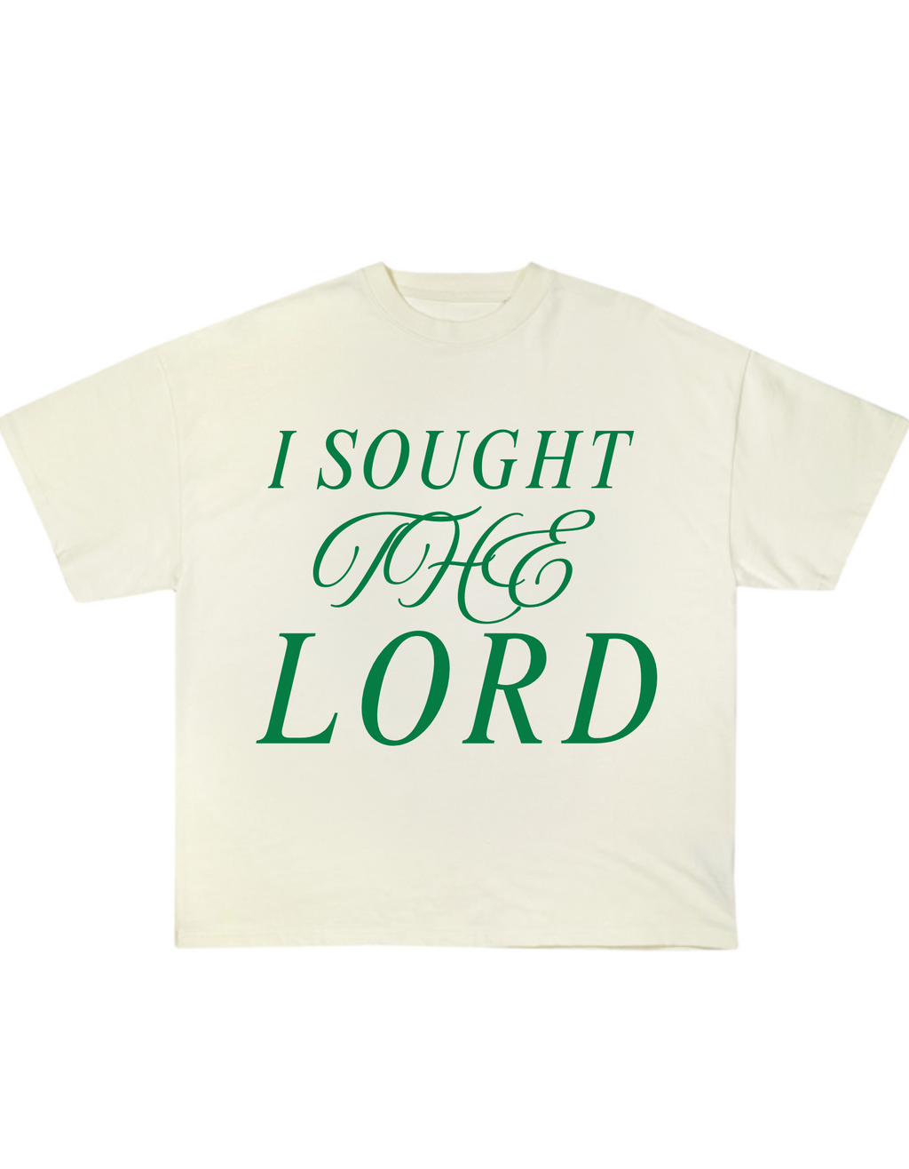 Psalms 34:4 Oversized Tee