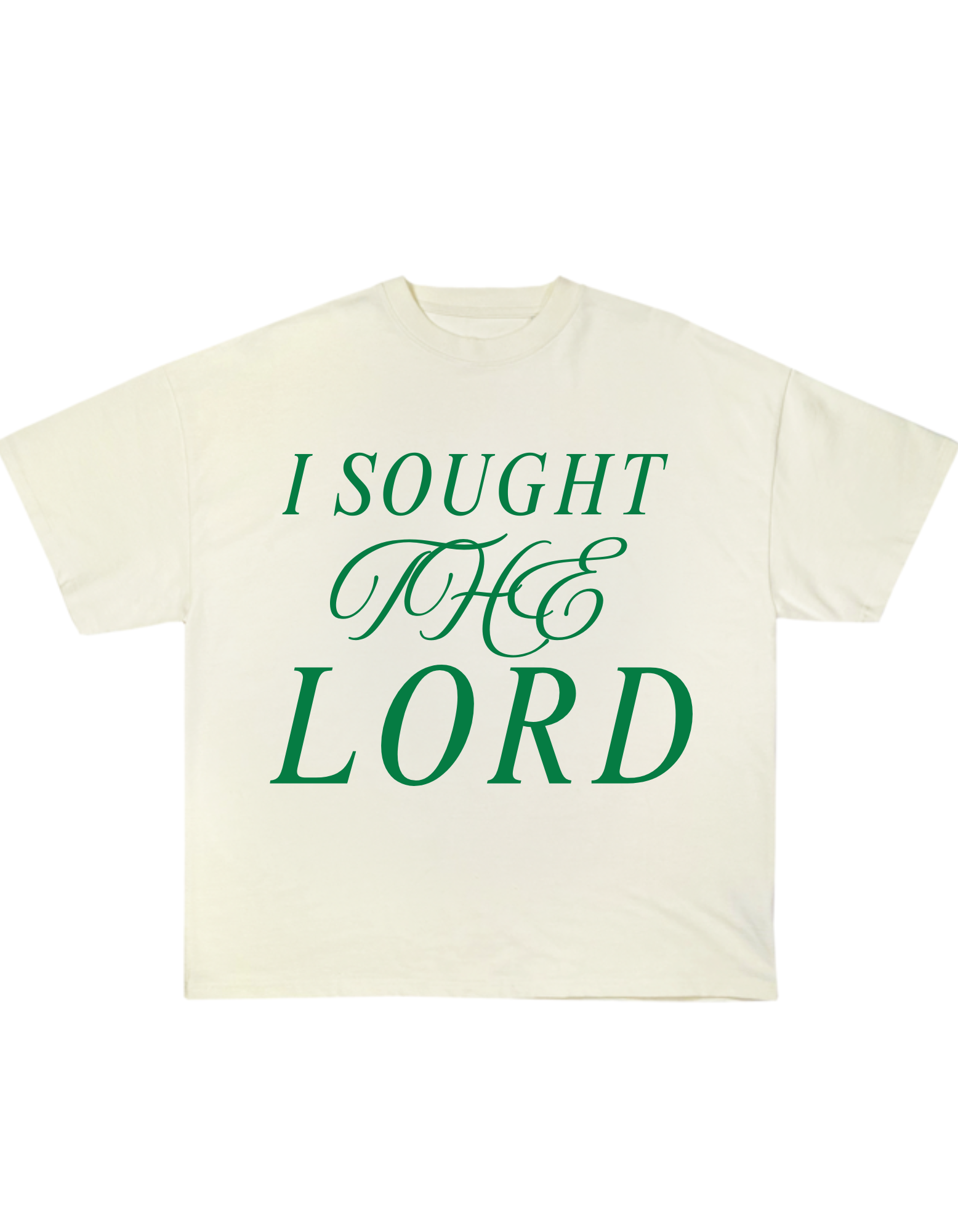 Psalms 34:4 Oversized Tee