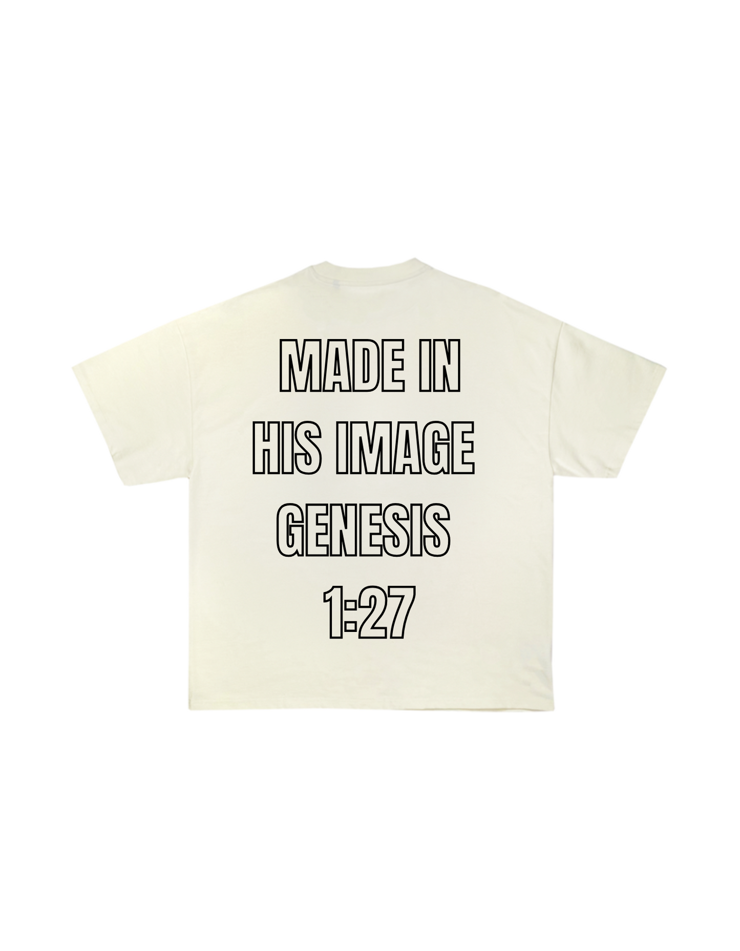 Made In His Image Tee Sand