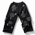 Oversized Bible Verse Cargo Sweats