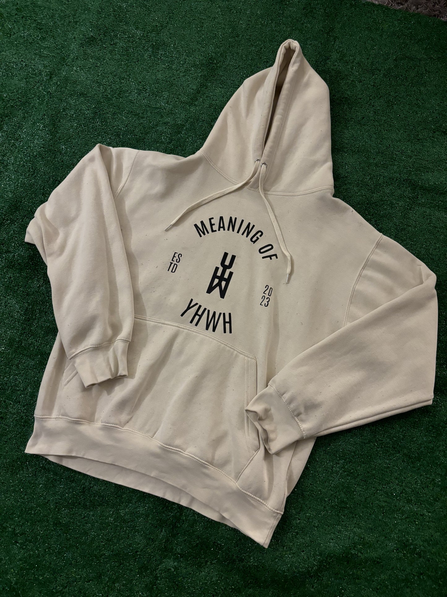 Meaning of YHWH Hoodie Sand