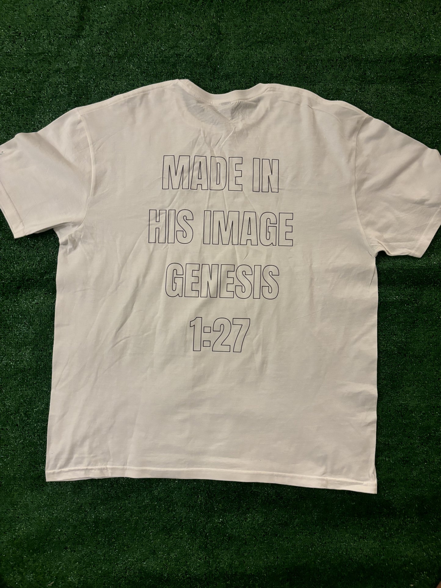 Made in His Image Tee White