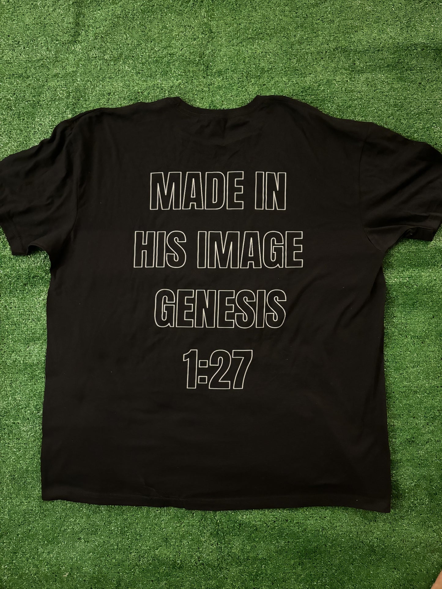 Made In His Image Tee Black