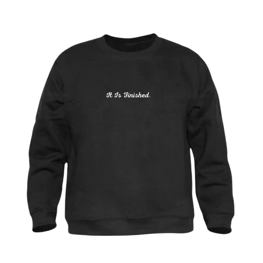 Jesus Always Wins Crewneck Sweatshirt (Black)