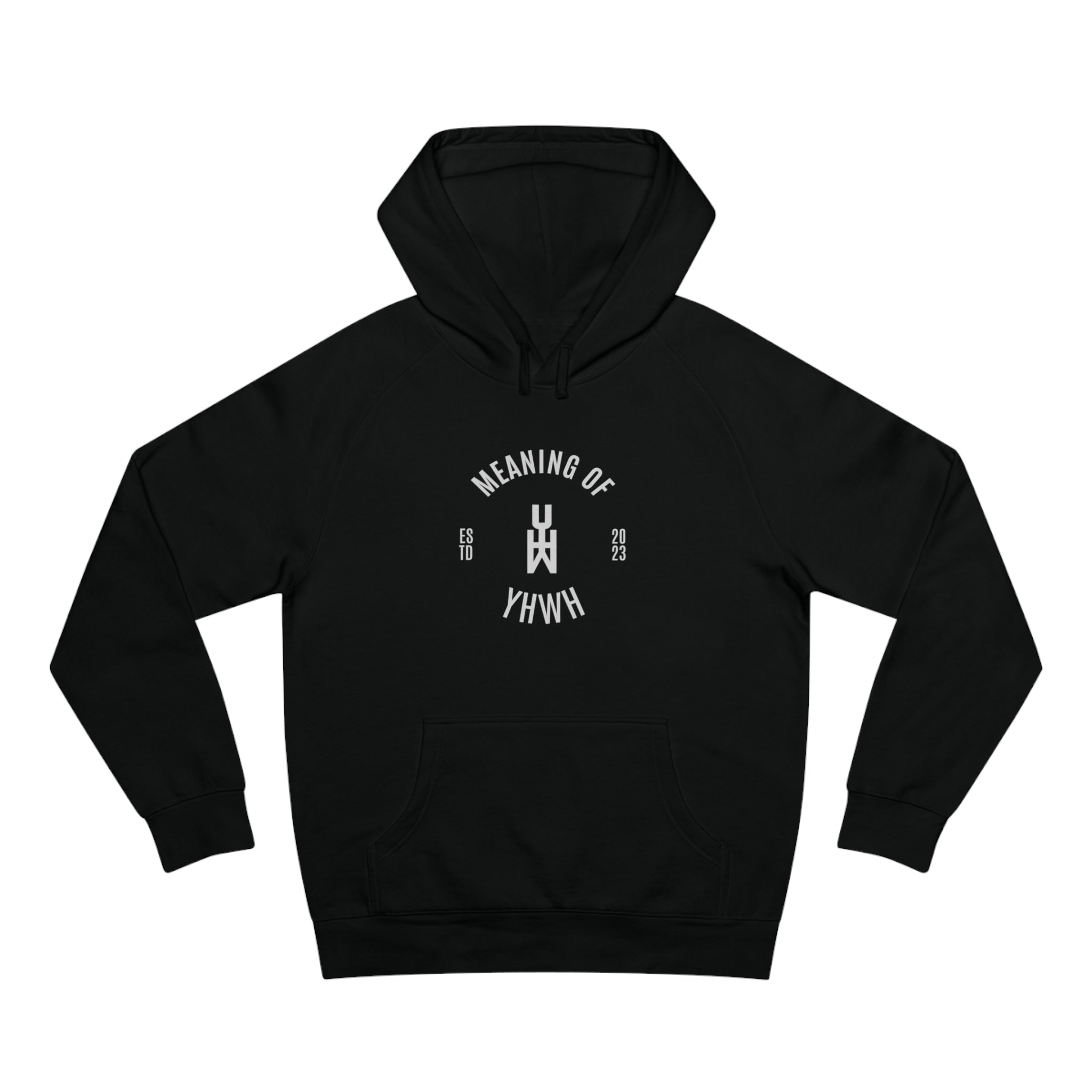 Meaning of YHWH Hoodie front mockup